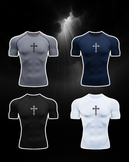 CRUCIFIX COMPRESSION TEE