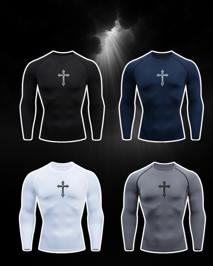 CRUCIFIX COMPRESSION TEE