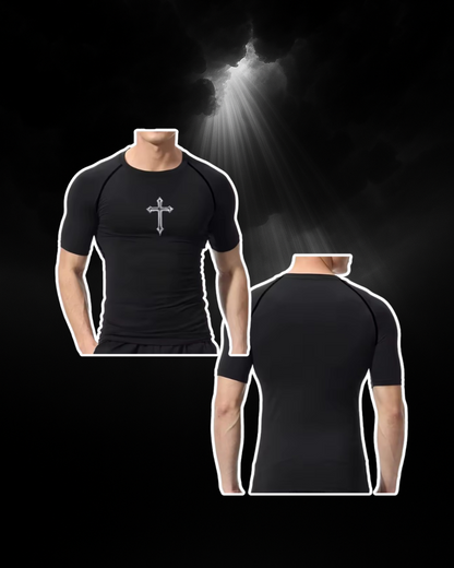 CRUCIFIX COMPRESSION TEE